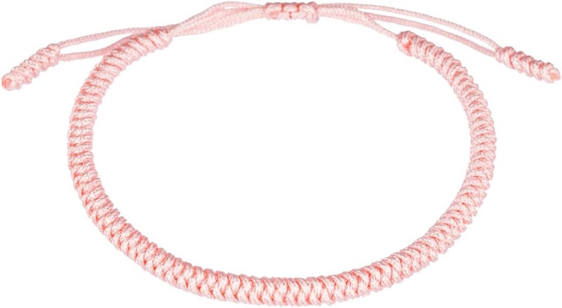 kelistom Handmade String Bracelet for Women Men Simple Red Black Braided Adjustable Charm Bracelets Minimalist Jewelry - Image 1